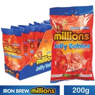 Iron Brew Millions Jelly Babies 200g X 10